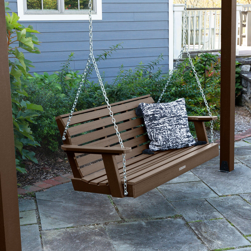 Bodhi 10' x 10' DIY Pergola with 5' Weatherly Porch Swing