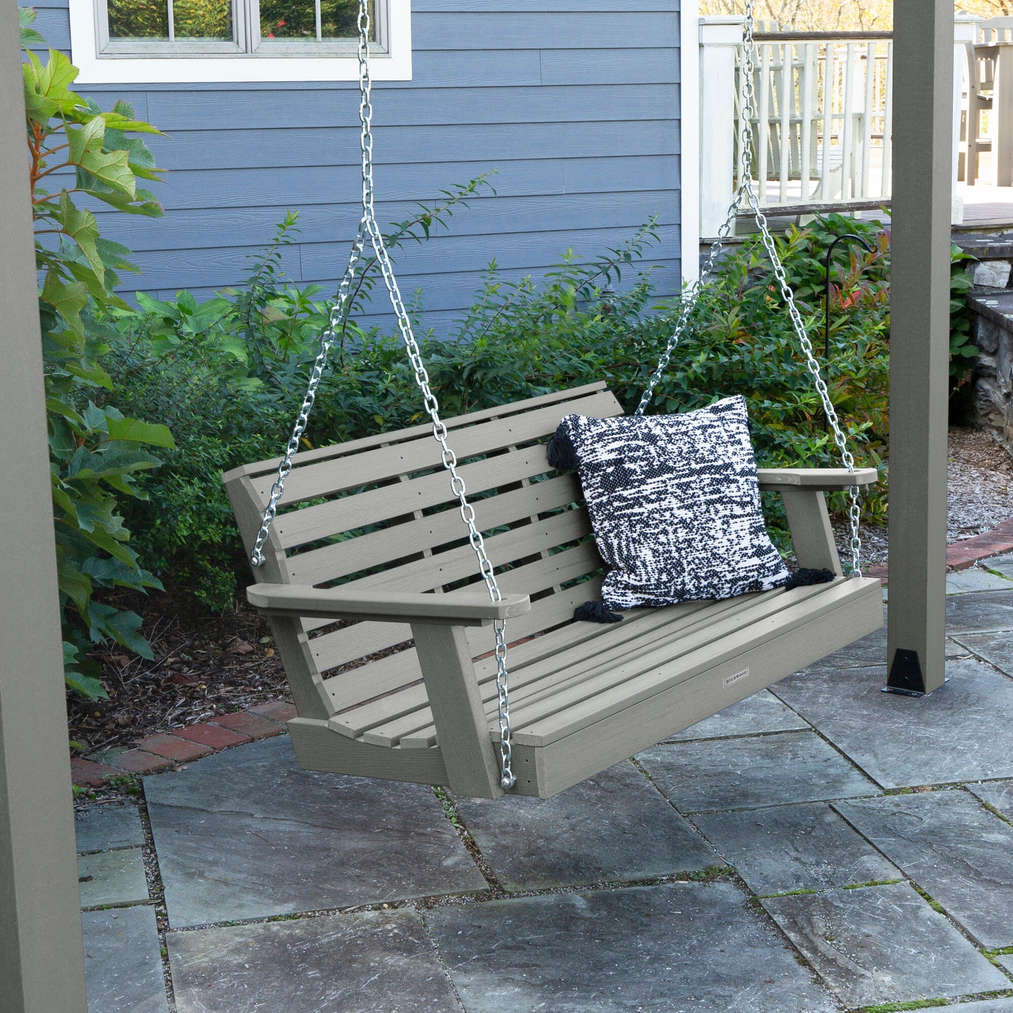 Bodhi 10' x 10' DIY Pergola with 5' Weatherly Porch Swing