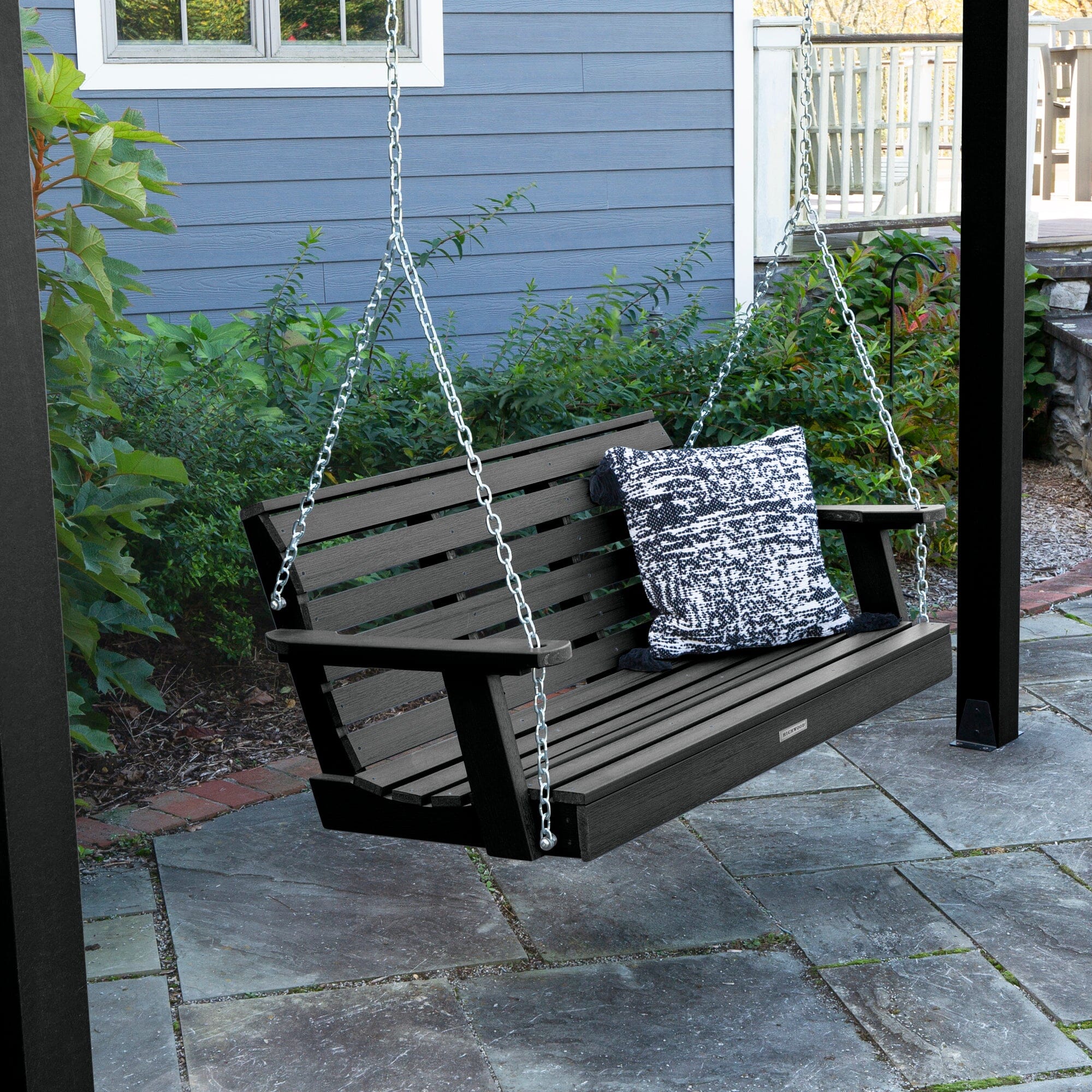 Bodhi 12' x 12' DIY Pergola with 5' Weatherly Porch Swing