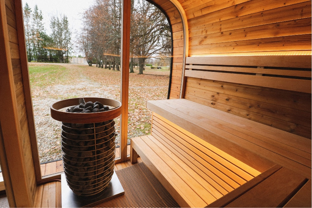 Leil Round Cube Double Sauna