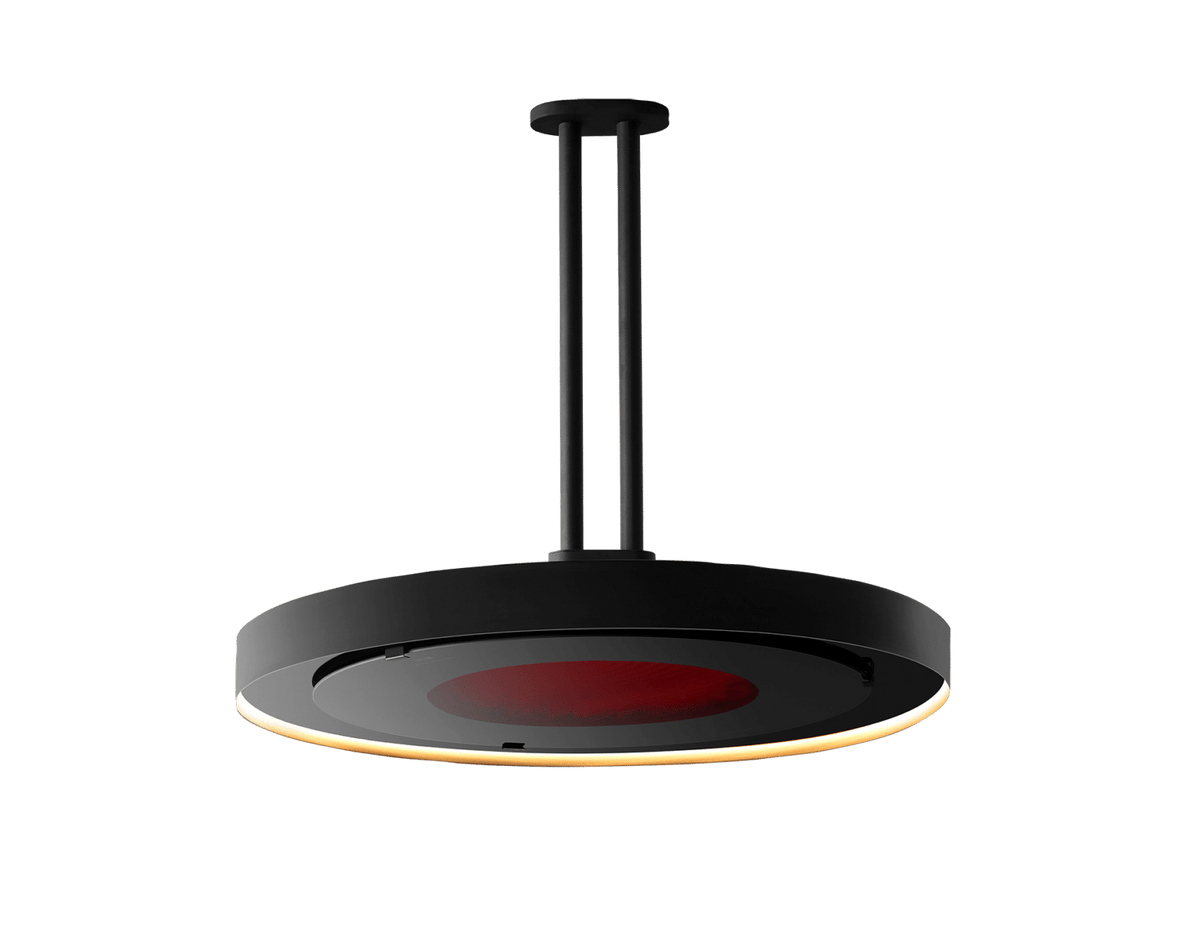 Bromic Eclipse Smart-Heat Electric Patio Heater with 24 in Twin Pole