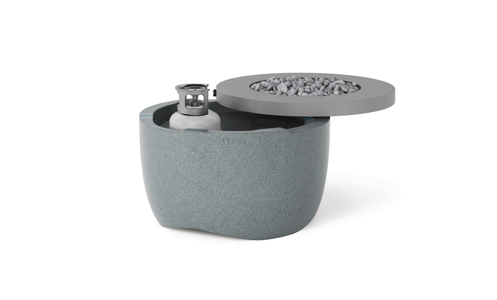 Ledge Lounger Halo Fire Pit