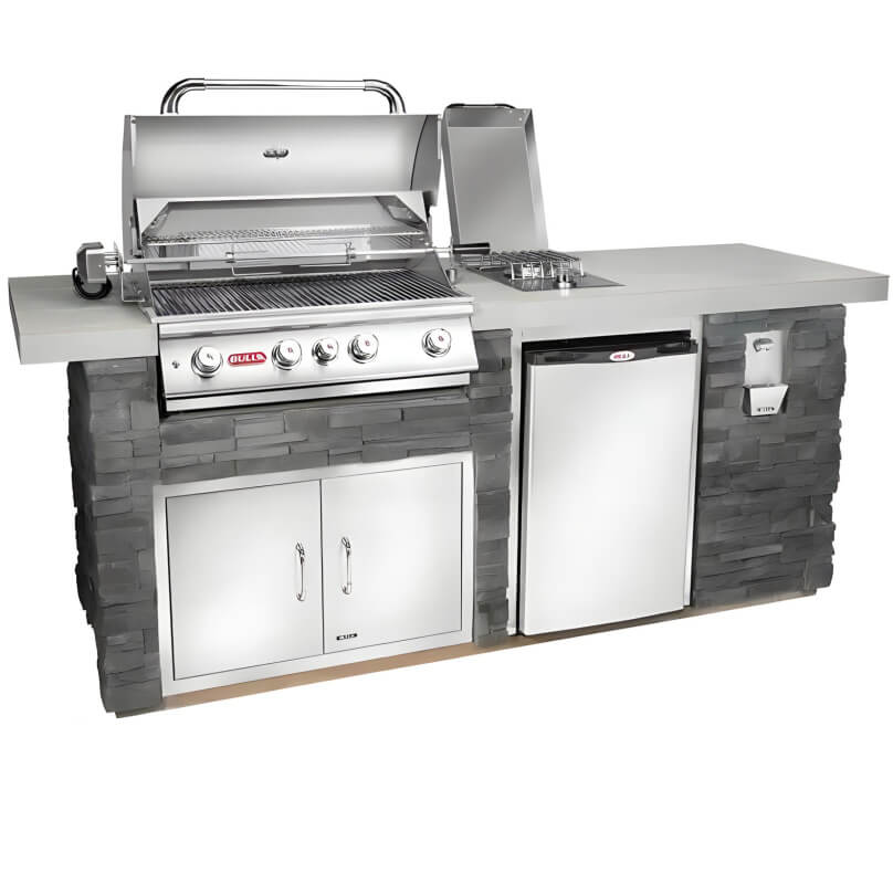 Bull 8 Ft BBQ Grill Island