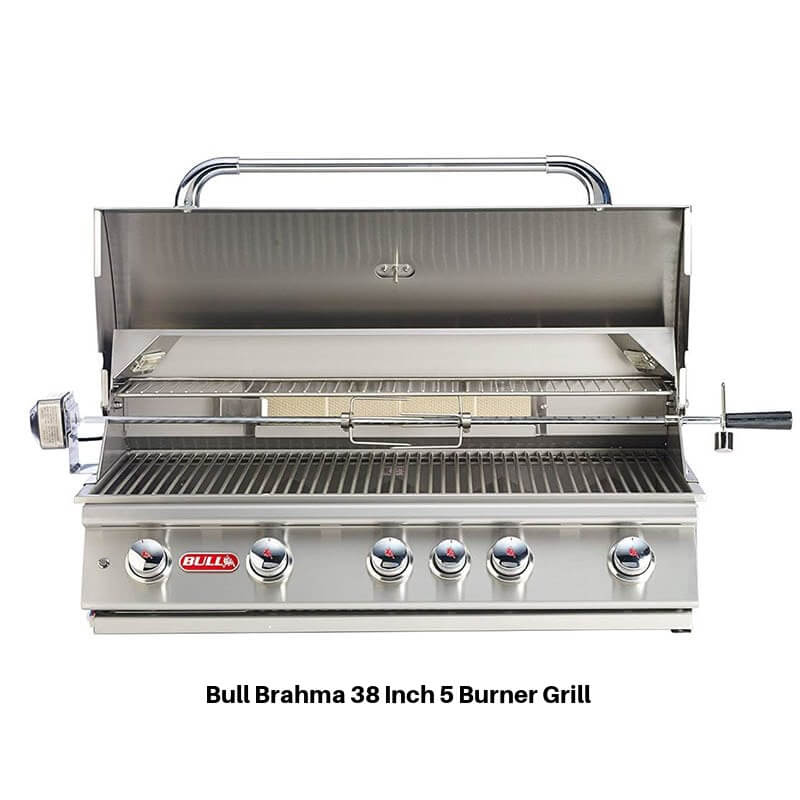 Bull Gourmet Q L-Shaped BBQ Grill Island