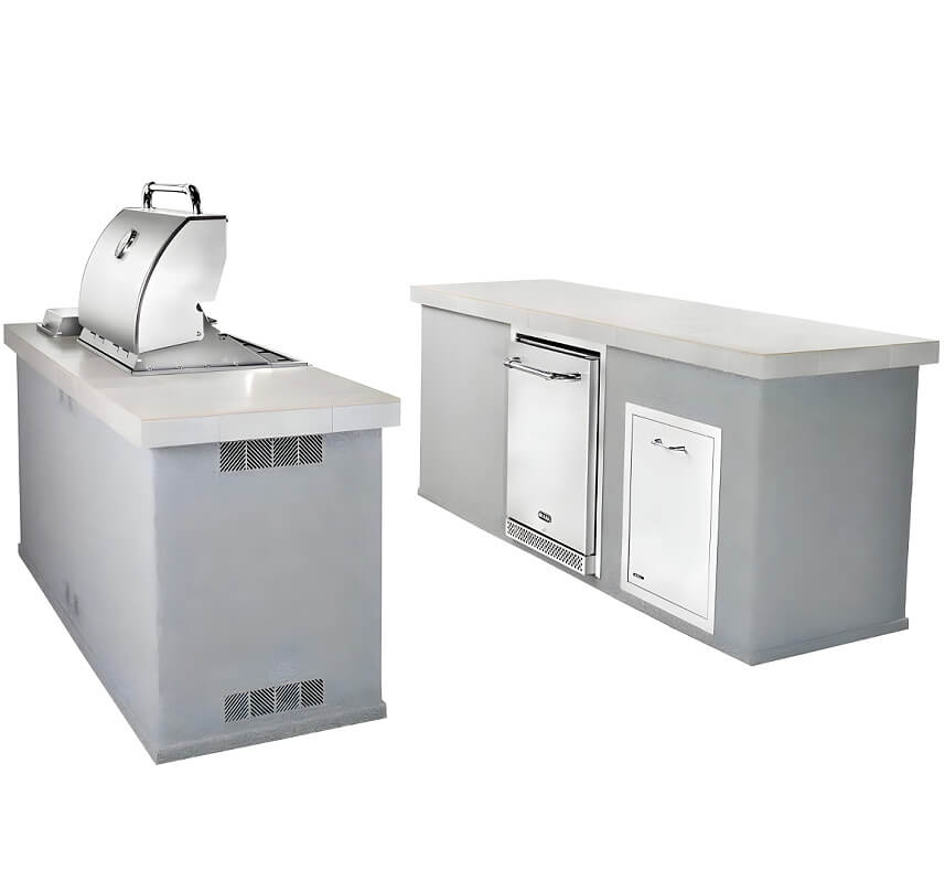 Bull Versa Q BBQ Grill Island