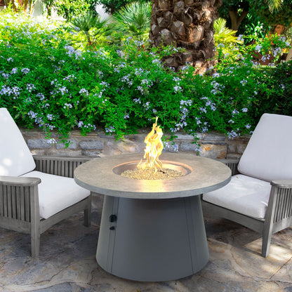 Outdoor GreatRoom Cirvalo 42" Round Gas Fire Pit Table