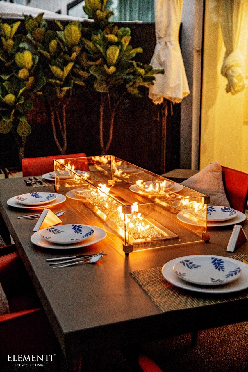 Elementi Sonoma Fire Pit Dining Table