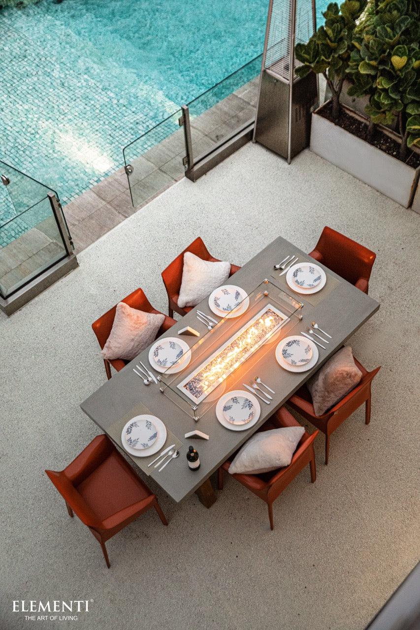 Elementi Sonoma Fire Pit Dining Table