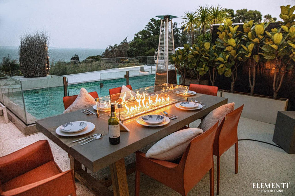 Elementi Sonoma Fire Pit Dining Table