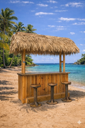 Custom Made Tiki Huts and Bars - The Sandbar I Tiki Bar