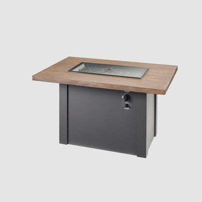 Outdoor GreatRoom Havenwood 44" Rectangular Gas Fire Pit Table