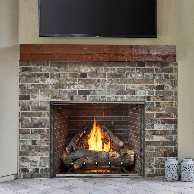 Outdoor Lifestyles Courtyard 36-Inch Outdoor Gas Fireplace