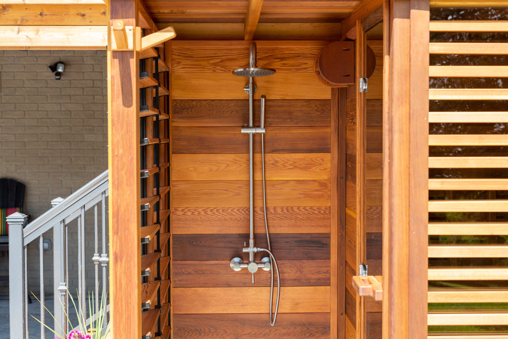 Outdoor 580 Sauna With Shower - 3 Person