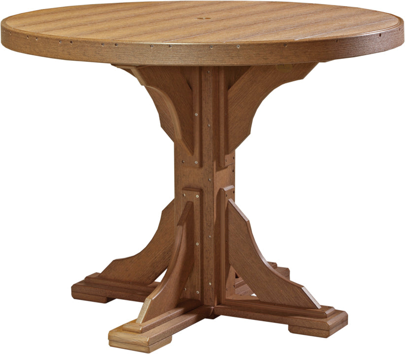 LuxCraft Deluxe Poly 48″ Round Table Set 1