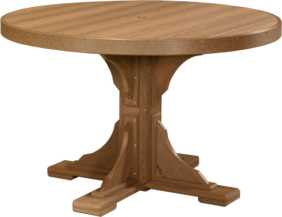 LuxCraft Deluxe Poly 48″ Round Table Set 1