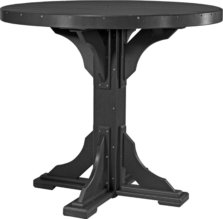 LuxCraft Deluxe Poly 48″ Round Table Set 1