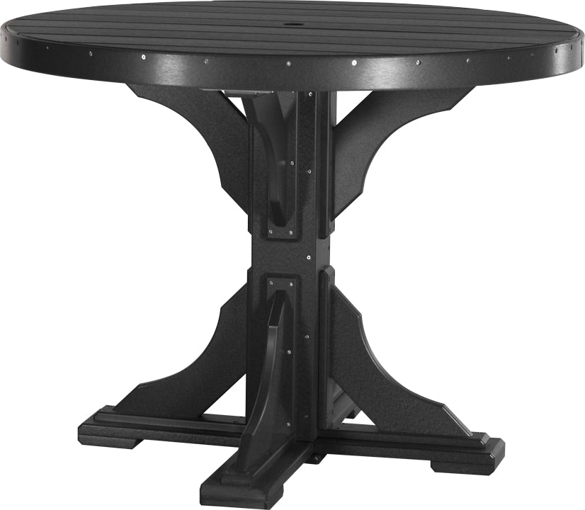 LuxCraft Deluxe Poly 48″ Round Table Set 1