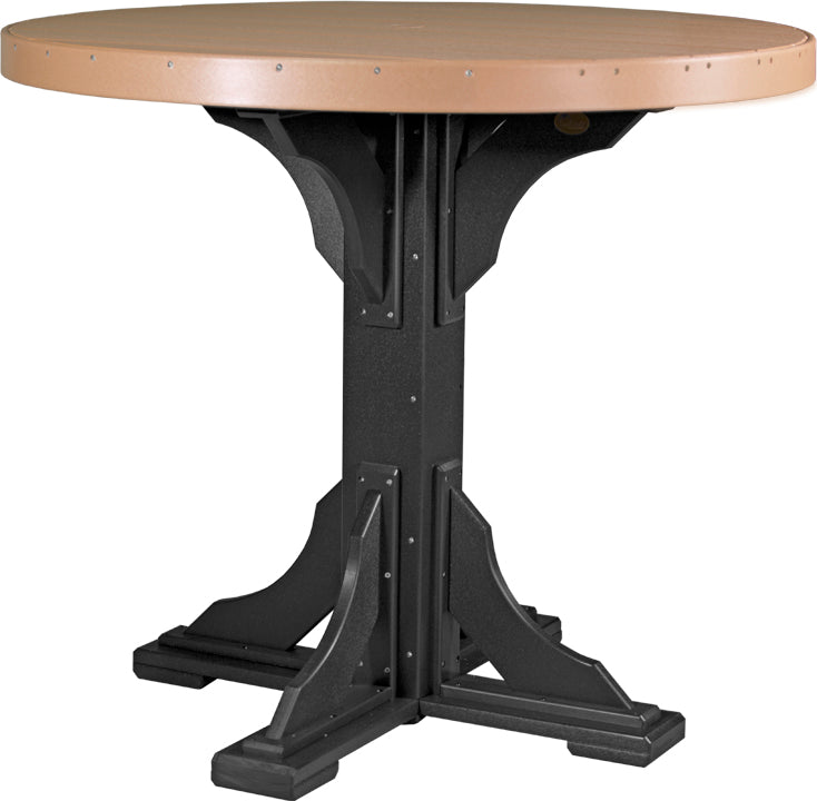 LuxCraft Deluxe Poly 48″ Round Table Set 1