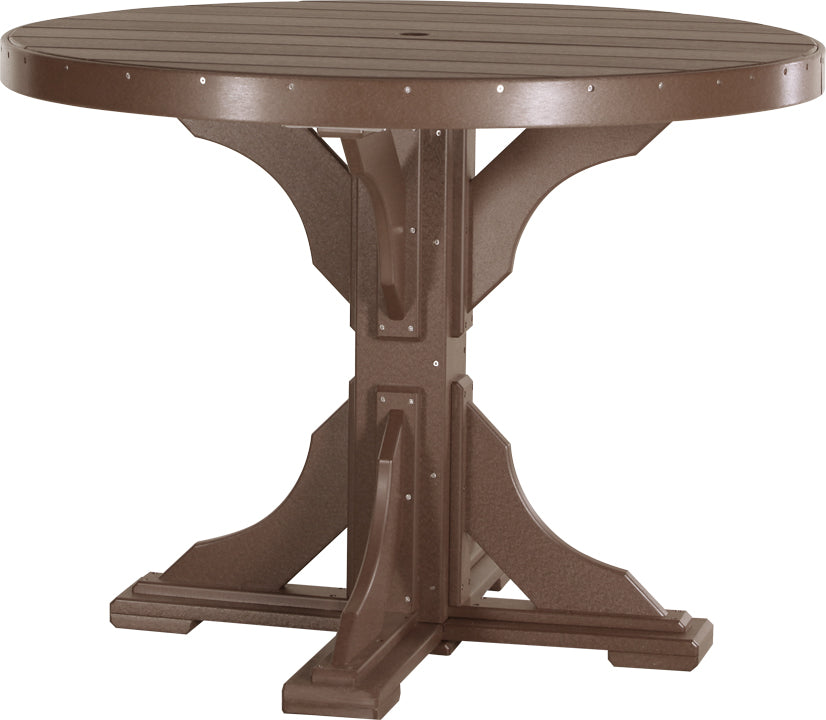 LuxCraft Deluxe Poly 48″ Round Table Set 1