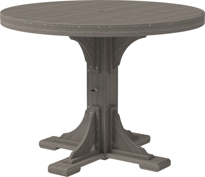 LuxCraft Deluxe Poly 48″ Round Table Set 1