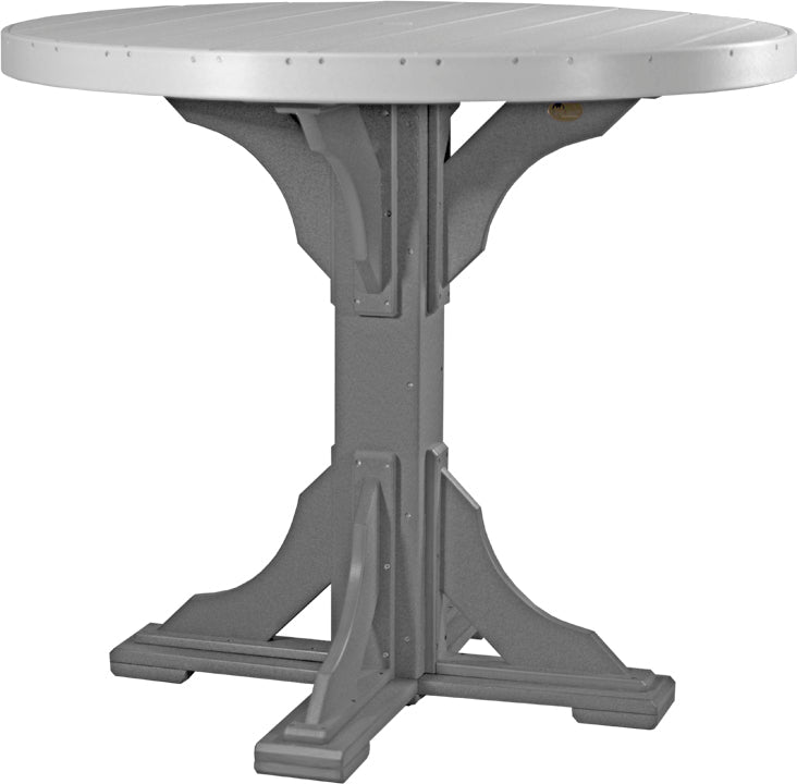 LuxCraft Deluxe Poly 48″ Round Table Set 1