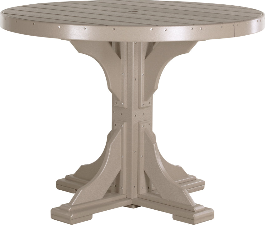 LuxCraft Deluxe Poly 48″ Round Table Set 1