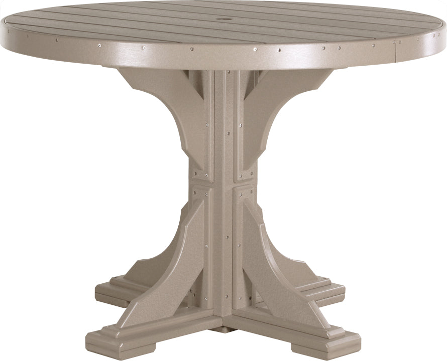LuxCraft Deluxe Poly 48″ Round Table Set 1