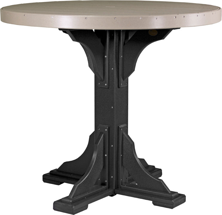 LuxCraft Deluxe Poly 48″ Round Table Set 1