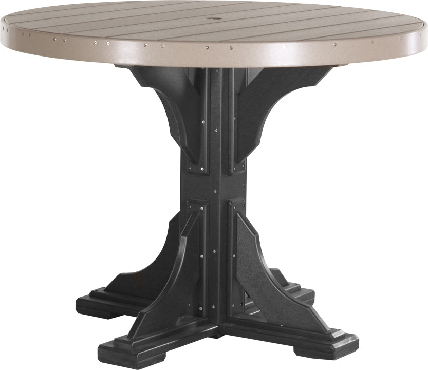 LuxCraft Deluxe Poly 48″ Round Table Set 1