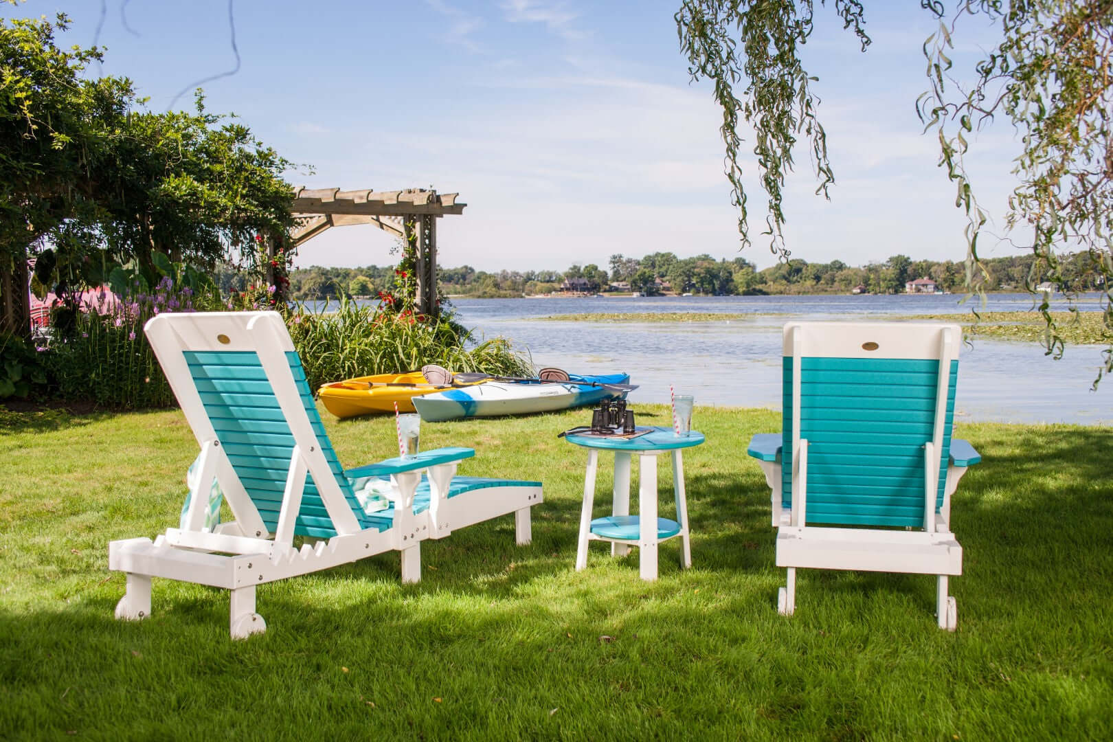 LuxCraft Lounge Chair 3-Piece Set