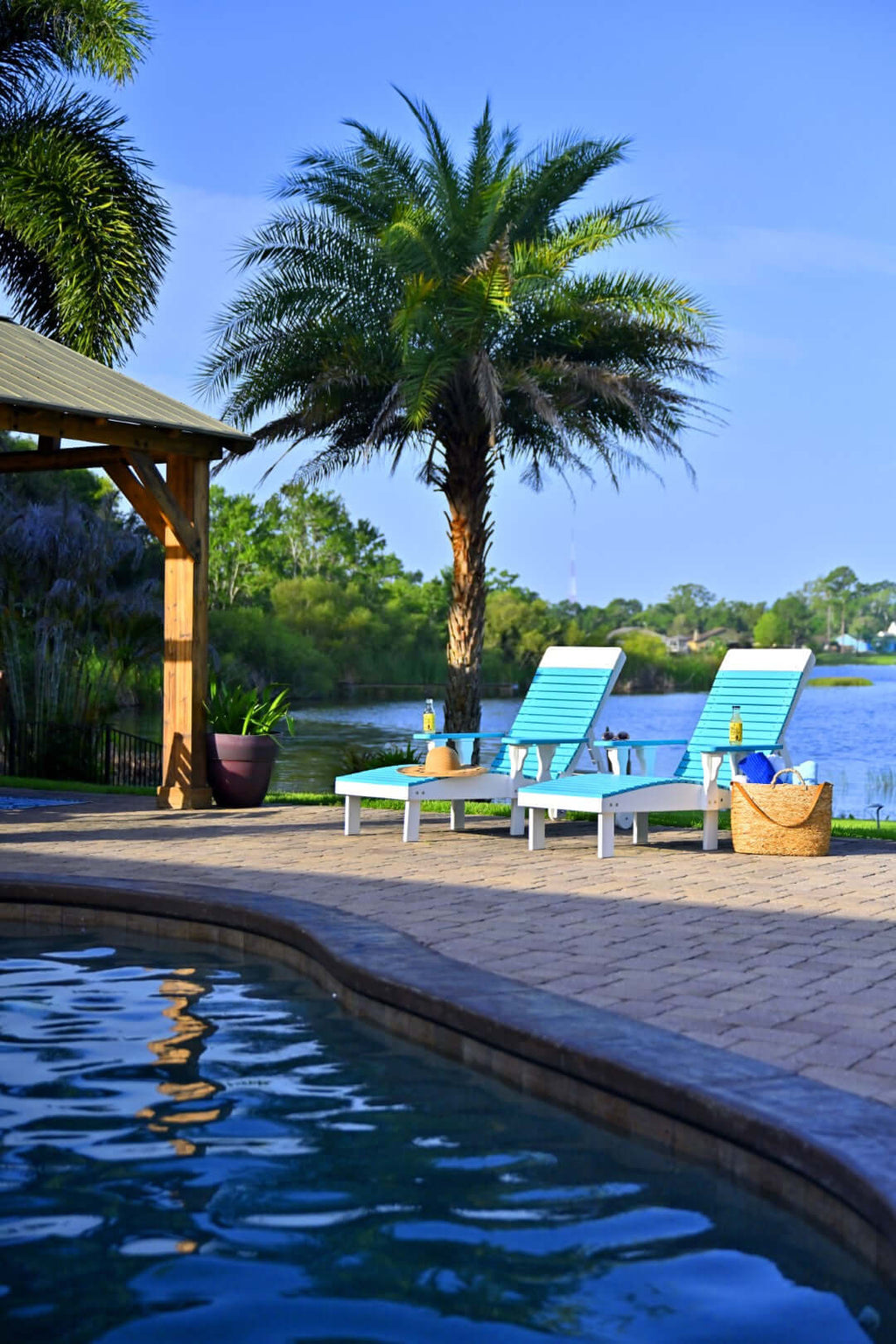 LuxCraft Lounge Chair 3-Piece Set
