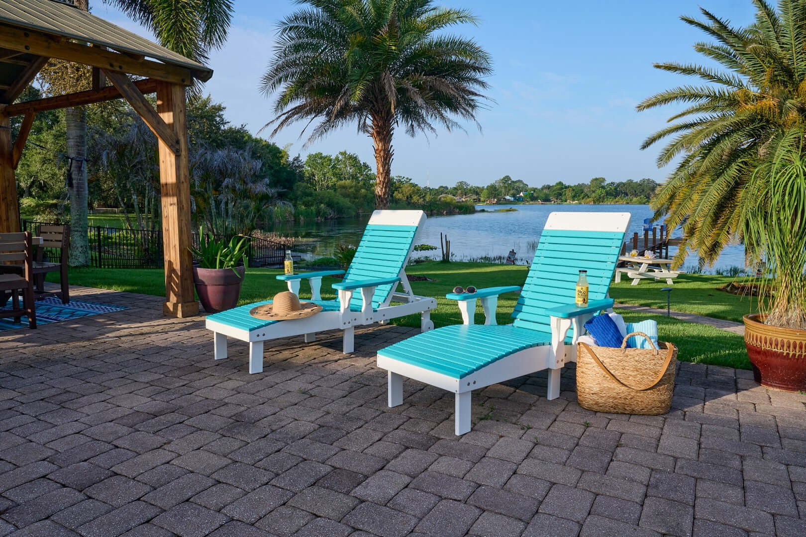 LuxCraft Lounge Chair 3-Piece Set