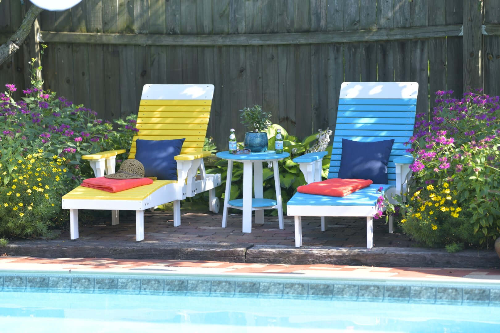 LuxCraft Lounge Chair 3-Piece Set