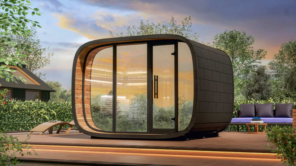 Leil Round Cube Double Sauna