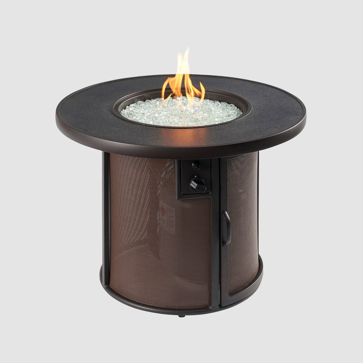 Outdoor GreatRoom Stonefire 31" Round Gas Fire Pit Table