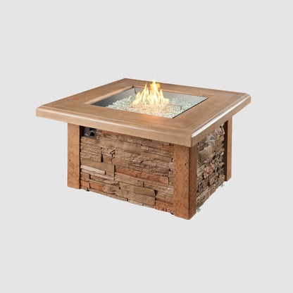 Outdoor GreatRoom Sierra 43" Square Gas Fire Pit Table