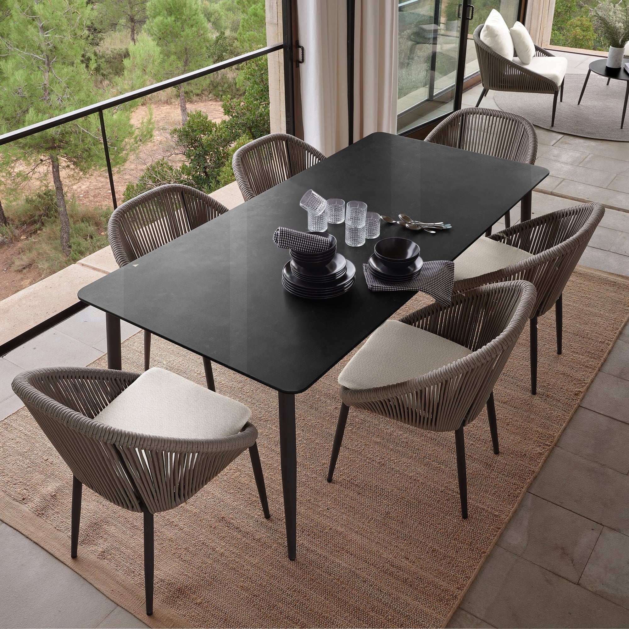 Skyline Design Rodona 7-Piece Rectangular Dining Set