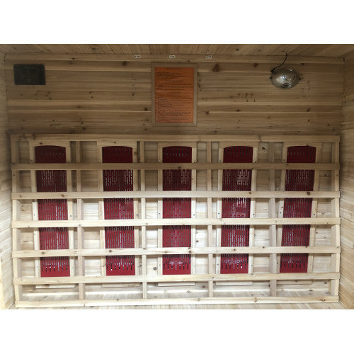 Sunray Sauna Cayenne 4 Person Outdoor Infrared Sauna - Rapid Halogen Heating HL400D3
