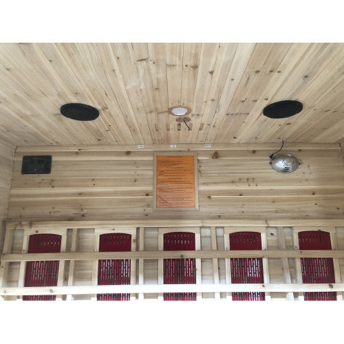 Sunray Sauna Cayenne 4 Person Outdoor Infrared Sauna - Rapid Halogen Heating HL400D3