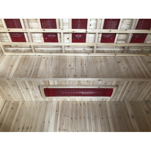 Sunray Sauna Cayenne 4 Person Outdoor Infrared Sauna - Rapid Halogen Heating HL400D3