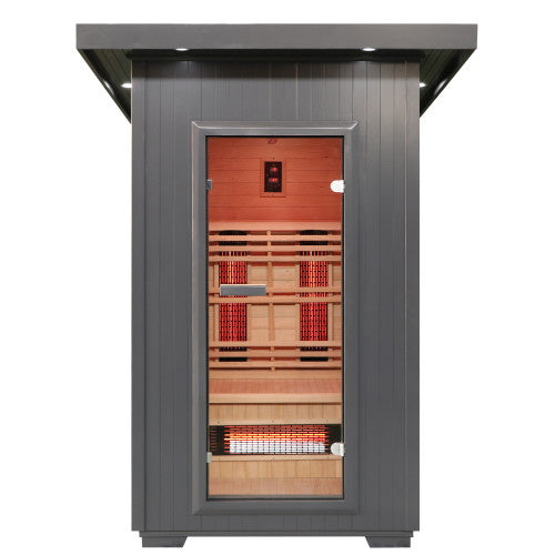 Sunray Logan 2-Person Outdoor Infrared Sauna HL200D6