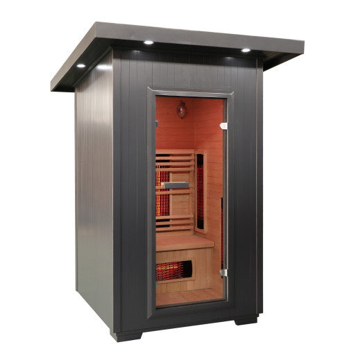 Sunray Logan 2-Person Outdoor Infrared Sauna HL200D6
