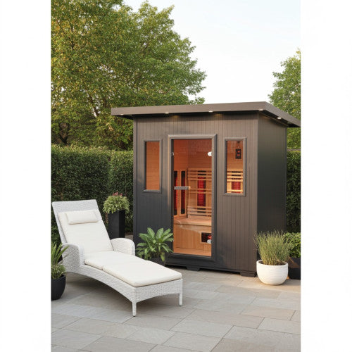 Sunray Pacific 4-Person Outdoor Infrared Sauna HL400D6