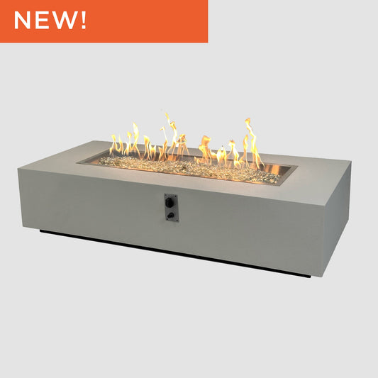 Outdoor GreatRoom Vosera 60" x 14" Linear Gas Fire Pit