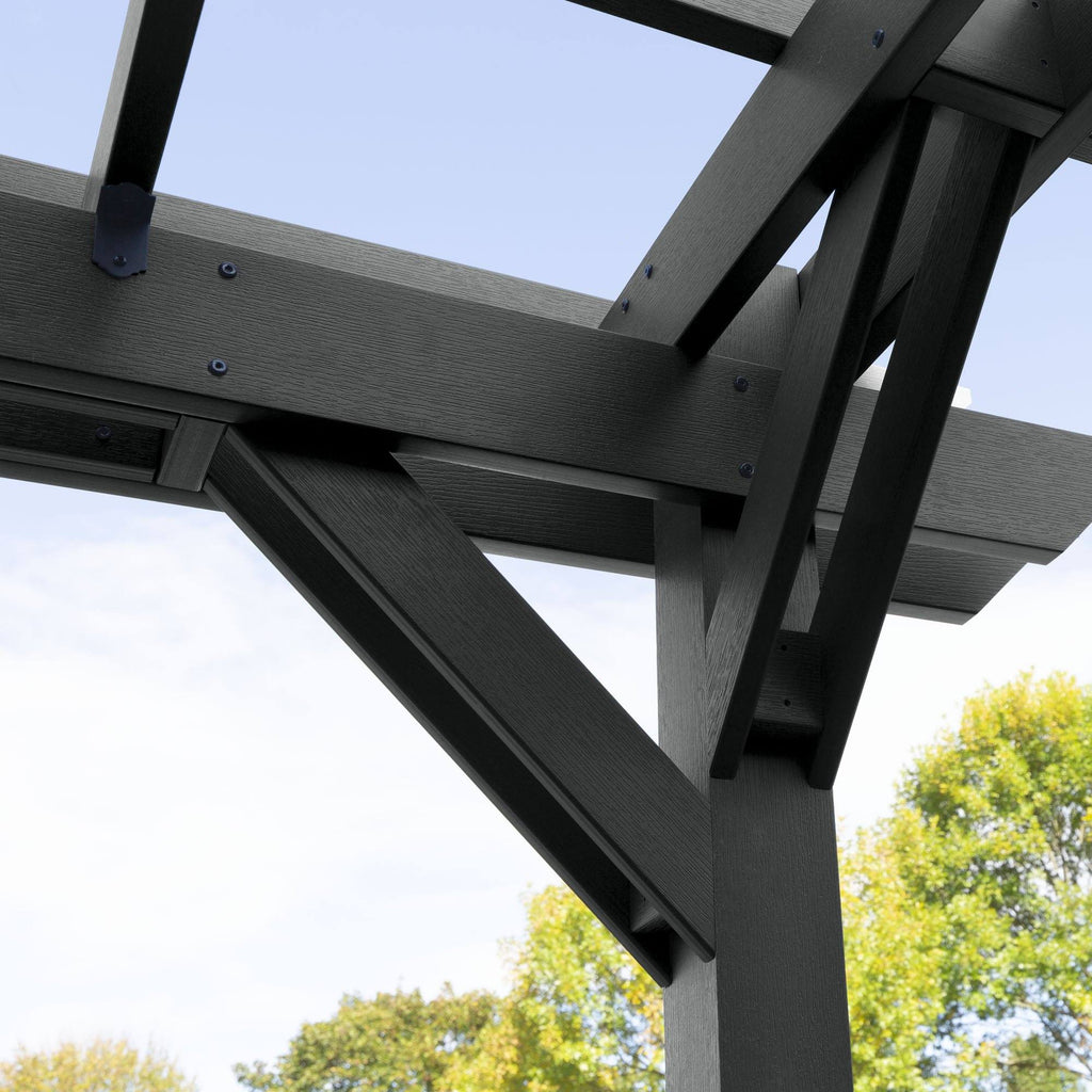 Bodhi 12' x 12' DIY Pergola with 5' Weatherly Porch Swing