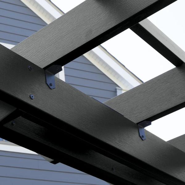 Bodhi Pergola (12 x 12) with 2 Weatherly 4ft Swings