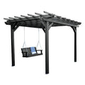 Bodhi Pergola and Lehigh Swing Set 5ft