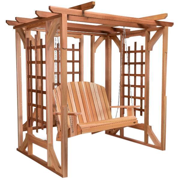 Cedar Pergola Swing Set