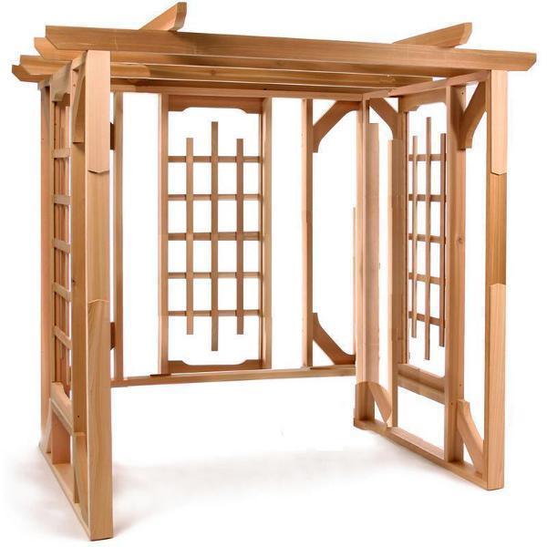Cedar Pergola Swing Set