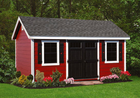 G-C Sheds Estate, 10 × 16 ft — manufacturer catalog configuration; optional features may be shown